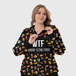 Женский 3D-костюм WTF Food, цвет: 3D-черный — фото 2