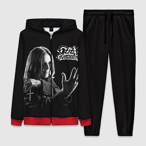 Женский костюм Оззи Осборн / 3D-Красный – фото 1