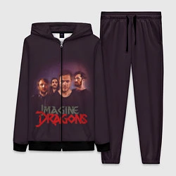 Женский 3D-костюм Группа Imagine Dragons, цвет: 3D-черный