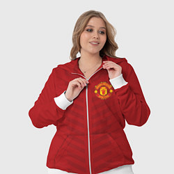 Женский 3D-костюм Manchester United: Red Lines, цвет: 3D-белый — фото 2