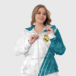 Женский 3D-костюм FC Real Madrid: Abstract, цвет: 3D-белый — фото 2