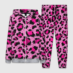 Женский 3D-костюм Розовый леопард, цвет: 3D-меланж