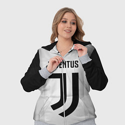 Женский 3D-костюм FC Juventus: Silver Original, цвет: 3D-меланж — фото 2