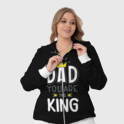 Женский 3D-костюм Dad you are the King, цвет: 3D-белый — фото 2