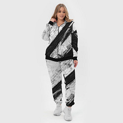 Женский 3D-костюм Белый и черный, цвет: 3D-черный — фото 2