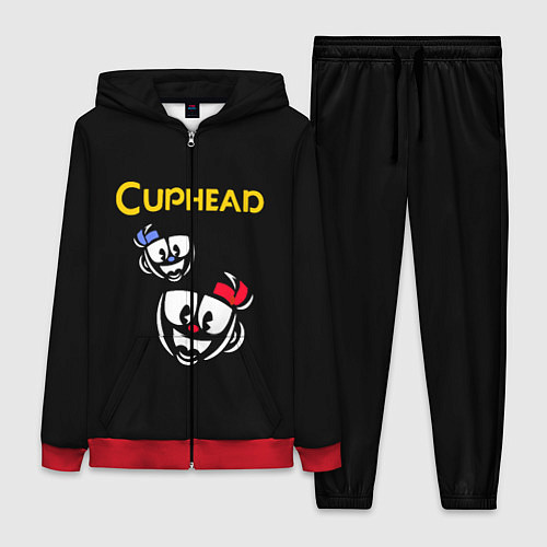 Женский костюм Cuphead: Mugman Faces / 3D-Красный – фото 1