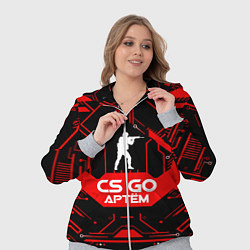 Женский 3D-костюм CS:GO - Артём, цвет: 3D-меланж — фото 2