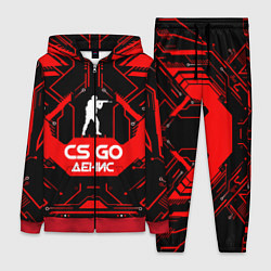 Женский 3D-костюм CS:GO - Денис, цвет: 3D-красный
