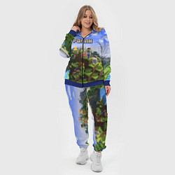 Женский 3D-костюм Майнкрафт: Роман, цвет: 3D-синий — фото 2