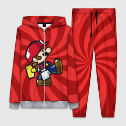 Женский 3D-костюм Super Mario: Red Illusion, цвет: 3D-меланж
