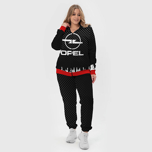 Женский костюм Opel: Black Side / 3D-Красный – фото 4
