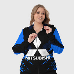 Женский 3D-костюм Mitsubishi: Blue Anger, цвет: 3D-черный — фото 2