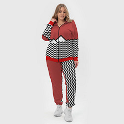 Женский 3D-костюм Горы Твин Пикс, цвет: 3D-красный — фото 2