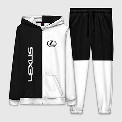 Женский 3D-костюм Lexus: Black & White, цвет: 3D-белый