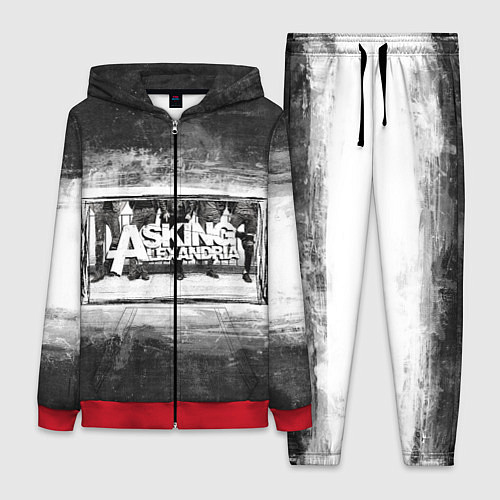 Женский костюм Asking Alexandria / 3D-Красный – фото 1