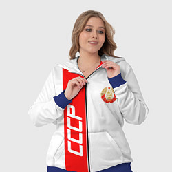 Женский 3D-костюм СССР: White Collection, цвет: 3D-синий — фото 2