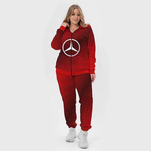 Женский костюм Mercedes: Red Carbon / 3D-Красный – фото 4