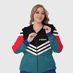 Женский 3D-костюм Firm 90s: Arrows Style, цвет: 3D-синий — фото 2