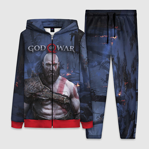 Женский костюм God of War: Kratos / 3D-Красный – фото 1