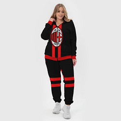 Женский 3D-костюм AC Milan 1899, цвет: 3D-красный — фото 2