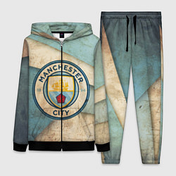 Женский 3D-костюм FC Man City: Old Style, цвет: 3D-черный