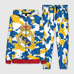 Женский 3D-костюм Real Madrid: Camo, цвет: 3D-красный