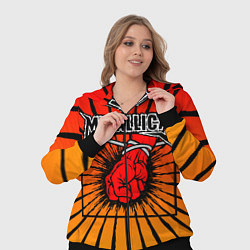 Женский 3D-костюм Metallica Fist, цвет: 3D-черный — фото 2