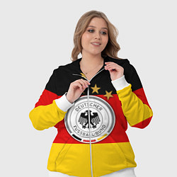 Женский 3D-костюм Немецкий футбол, цвет: 3D-белый — фото 2