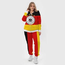 Женский 3D-костюм Немецкий футбол, цвет: 3D-белый — фото 2