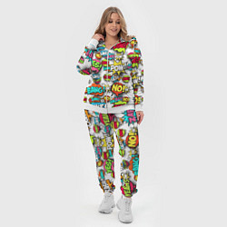Женский 3D-костюм Pop art Fashion, цвет: 3D-белый — фото 2