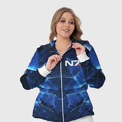 Женский 3D-костюм Mass Effect: Blue Armor N7, цвет: 3D-белый — фото 2