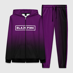 Женский 3D-костюм Black Pink: Violet Gradient, цвет: 3D-черный