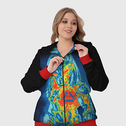 Женский 3D-костюм Predator Vision, цвет: 3D-красный — фото 2