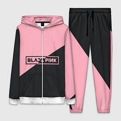 Женский 3D-костюм Black Pink, цвет: 3D-белый