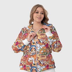 Женский 3D-костюм Котобомбинг, цвет: 3D-белый — фото 2