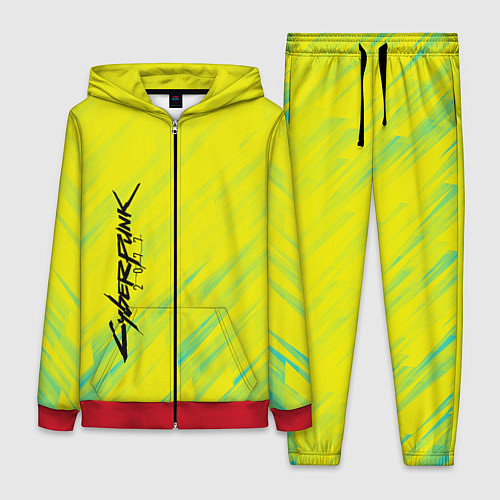 Женский костюм Cyberpunk 2077: Yellow / 3D-Красный – фото 1