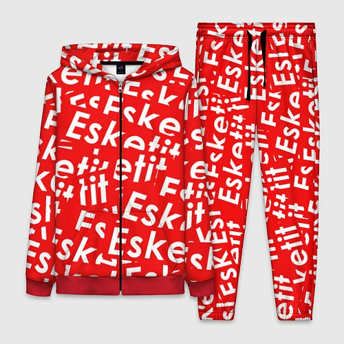 Женский костюм Esketit Pattern / 3D-Красный – фото 1