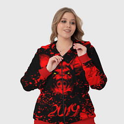 Женский 3D-костюм Адский кабан 2019, цвет: 3D-красный — фото 2