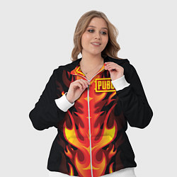 Женский 3D-костюм PUBG: Hell Flame, цвет: 3D-белый — фото 2
