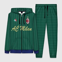 Женский 3D-костюм AC Milan: Green Form, цвет: 3D-синий