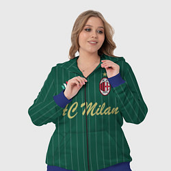 Женский 3D-костюм AC Milan: Green Form, цвет: 3D-синий — фото 2