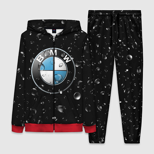 Женский костюм BMW под Дождём / 3D-Красный – фото 1