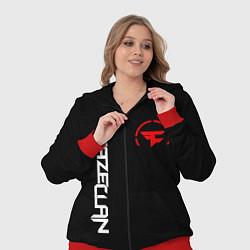 Женский 3D-костюм FaZe Clan: E-Sports, цвет: 3D-красный — фото 2