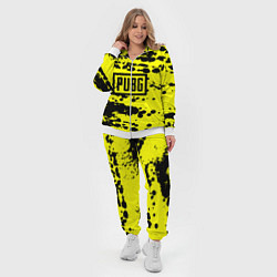 Женский 3D-костюм PUBG: Yellow Stained, цвет: 3D-белый — фото 2