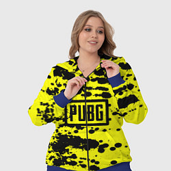 Женский 3D-костюм PUBG: Yellow Stained, цвет: 3D-синий — фото 2