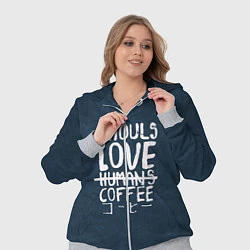 Женский 3D-костюм Ghouls Love Coffee, цвет: 3D-меланж — фото 2