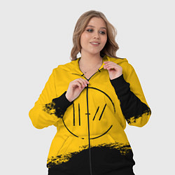 Женский 3D-костюм 21 Pilots: Yellow Logo, цвет: 3D-черный — фото 2