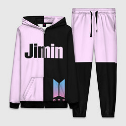 Женский 3D-костюм BTS Jimin, цвет: 3D-черный