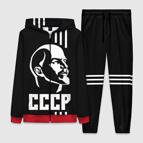 Женский костюм СССР Ленин / 3D-Красный – фото 1