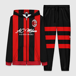 Женский 3D-костюм AC Milan, цвет: 3D-красный